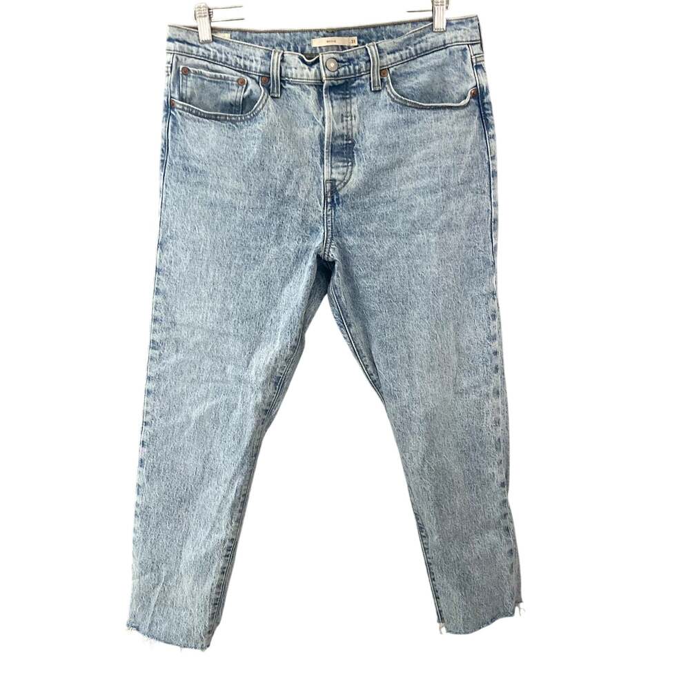 Levi's Distressed Wedgie Icon Fit Ankle Women's Jeans Tango Light 31